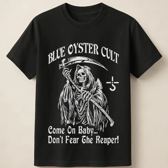 Reprint Rare Blue Öyster Cult Don’t Fear The Reaper Unisex T Shirt