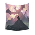 thumbnail image 2 of CADecor Epic Fantasy Illustration Of A Fire Dragon Home Decor Tapestry Wall Art Wall Tapestry 51x60 Inches, 2 of 2