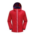 thumbnail image 6 of Men's Outdoor Reflective Hooded Windbreaker Sports Jacket with Pocket, 6 of 7