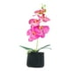 thumbnail image 4 of Orquídea Artificial, Bonsái Falso para Escritorio de Jardín, Habitación de Granja, 4 of 9