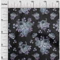 thumbnail image 2 of oneOone Velvet Black Fabric Florals Diy Clothing Quilting Fabric Print Fabric By Yard 58 Inch Wide, 2 of 7