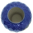 thumbnail image 6 of Red Lantern 20" Diamond Pattern Deep Blue Temple Jar, 6 of 8