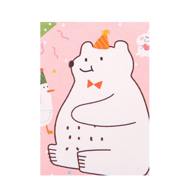 CAROOTU Self Sticky Notes Colorful Creatives Tearable Self-Stick Pad Notes for Office School Home New