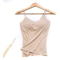 thumbnail image 2 of Tank with Built-in Bra for Women - Summer Casual Workout Yoga Sexy Spaghetti Strap Solid Tank Tops with Built-in Cups, 2 of 4