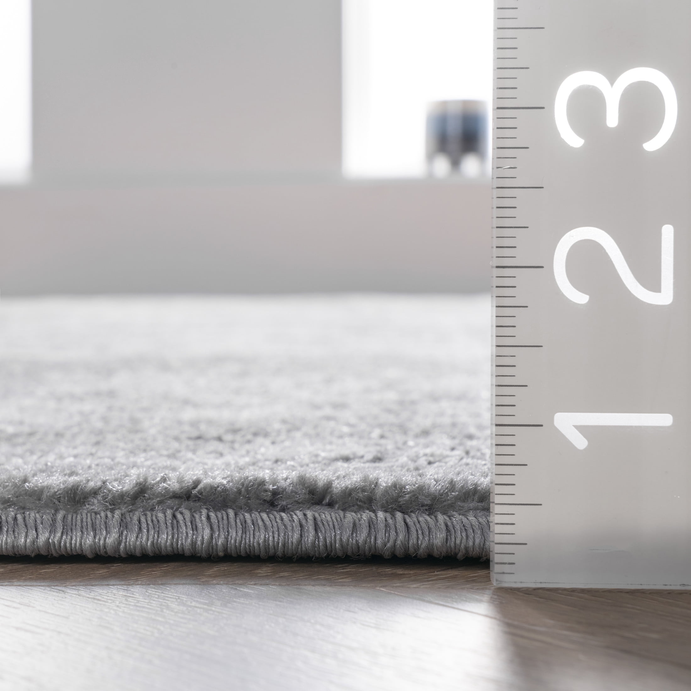 nuLOOM Odell Faded Vintage Area Rug, 6' x 6', Square, Odell Grey