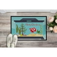 thumbnail image 2 of Veil Tail Betta Merry Christmas Door Mat, 2 of 4