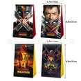 thumbnail image 2 of 12pcs Deadpool Birthday Party Gift Bags Goodie Bags, Boy Party Supplies for Theme Party Decoration Supplies, 2 of 3