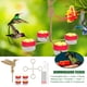 thumbnail image 3 of Comedero para pájaros colibríes conjunto portátil para jardín parque bebedero de, 3 of 9