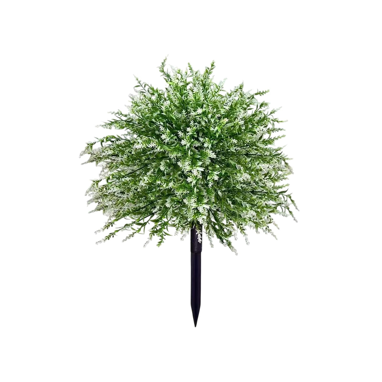 TTJ Outdoor Artificial Flower Bundles Fake Plants Silk Realistic Outdoor Decor Faux Floral Arrangements For Porch Garden Patio Window Box Durable Weatherproof
