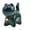 Deep Green, variant on Tibvox Lovely Small Animal Figurine Ceramic Kitten Decoration Ornament for Teahouse