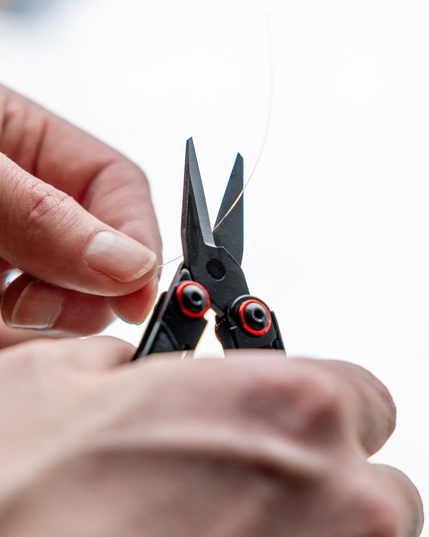 Swiss Tech Uberall CT AUS-8 Steel 10-in-1 Multi Tool with Shears, Carabiner & Leather Sheath, Black