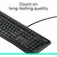 thumbnail image 6 of BUTTERFLY- Logitech K120 Usb Keyboard For Pc - Black, 6 of 6