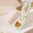 thumbnail image 6 of LICEWO Travel Friendly Hanging Jewelry Box Featuring Flocking Material and Multiple Compartments for Easy Organization, 6 of 14