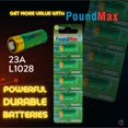thumbnail image 4 of Pilas alcalinas PoundMax 23A 12V para mandos a distancia, 4 of 7