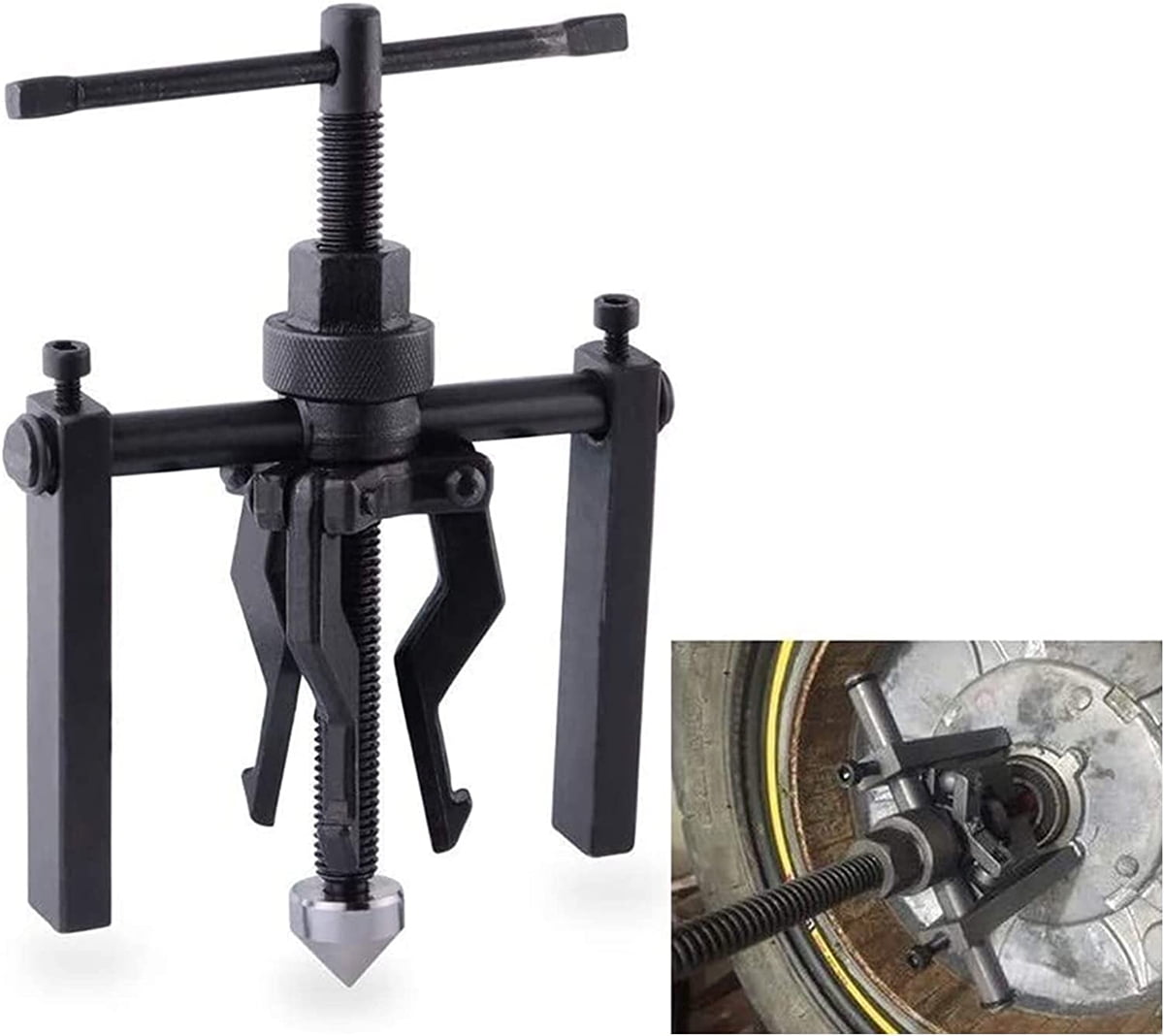 AUTOOL 3 Jaw Pilot Bearing Puller, Heavy Duty Pullers Set Bushing Gear