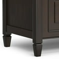 thumbnail image 4 of Connaught Small Entryway Storage Bench - Solid Wood, Dark Chestnut Brown, 30"W, Lift-Top Hidden Storage, British Colonial Style, Perfect for Hallway, Mudroom, Living Room, 4 of 15