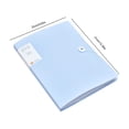 thumbnail image 3 of SIYTUAU Insert Page File Folder A4 Size With Snap Button For Contract Test Paper Storage Office School Organizer, 3 of 7