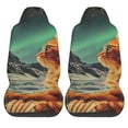 thumbnail image 2 of Fotbe Space Adventurer Cat Pattern Automotive Seat Covers for Cars Trucks and SUVs – Car Seat Covers for Front Seats,Protective Seat Covers,Vehicle Seat Covers, Set of 2, 2 of 9