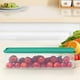 thumbnail image 5 of Contenedor apilable para almacenar alimentos en el refrigerador con tapa hermética | Caja de plástico transparente para conservar la frescura de frutas y verduras | Incluye marcas de medición y, 5 of 6