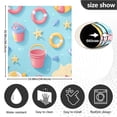thumbnail image 5 of Yayeee Magnetic Dishwasher Cover for The Front Decoration Home Kitchen Machine Sticker Protector, Pink Beach Toys Pattern, 5 of 6