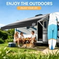 thumbnail image 5 of RV Awning Fabric Replacement 12FT – Camper Awning Replacement, 19.5oz Heavy-Duty Heat-Sealed Vinyl, UV & Weather Resistant, Sunproof, Universal Awning for RVs, Motorhomes, Campers, 5 of 11