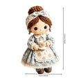thumbnail image 4 of Patchwork DIY Doll Kits, Handmade Fun and Creativity, 3D Cute Dolls Felt Patchwork Kit, Creative Manual Art Craft, Gifts for Adults Beginners, Doll and DIY Craft Lovers (E), 4 of 8