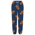 thumbnail image 4 of WILLBEST Pantalones Casuales para Mujer con Estampado de Rugby, Bolsillos Sueltos, Cintura Alta, Tiras En el Tobillo, para Un Estilo y Comodidad Diarios. Mediana, 4 of 4