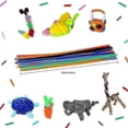 thumbnail image 3 of 100pcs Pipe Cleaners Kids Toys Soft Bristle, 10 Colours Flexible Craft Pipe Cleaners Diy Making Toy Kits (6mm X 30cm) G, 3 of 5