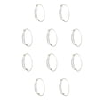 thumbnail image 3 of Qarigey extensible extensible Estilo simple Joyería de moda Adorno corporal Regalos románticos perfectos Buenos accesorios Plata Plata 10piezas Qarigey CBP341195, 3 of 5