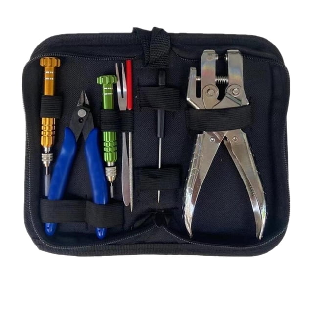 koolsoo Professional Starting Stringing Clamp Tool Kit, Portable Nailer Badminton Racket