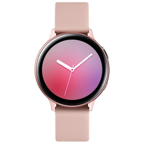 Open Box - Samsung Galaxy Watch Active2 40mm LTE Smartwatch with Heart Rate Monitor - Aluminum Pink Gold