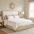 thumbnail image 4 of Benjara Lno California King Platform Bed- Beige Upholstered Headboard- Brown, 4 of 6
