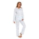 thumbnail image 5 of GLOBAL Conjuntos de Pijamas de Algodón para Mujer, Ropa de Dormir de Manga Larga con Botones, Ropa de Dormir Cómoda, Conjunto de Pijama Suave Rosa Verde Floral XXL, 5 of 7