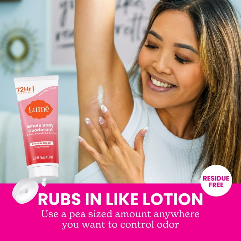 Lume Skin Deodorant - Whole Body Women's Cream - Aluminum Free
