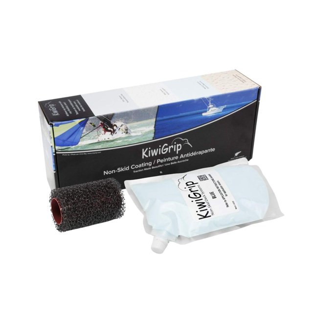 Revestimiento antideslizante KiwiGrip, acrílico a base de agua, 1 litro, azul