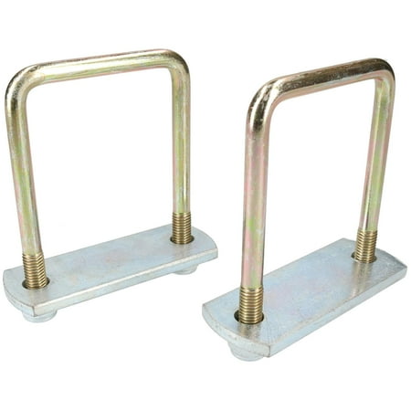 

2 Pack M10 70mm x 100mm U-Bolt N-Bolt with Plates & Nuts HIGH TENSILE