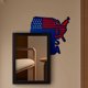thumbnail image 1 of Wooden Door Angle Decorations With USA Flag Door Top Corner Frame Hanging Accessories, 1 of 5