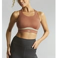 thumbnail image 6 of Panache Freedom Racerback Non-Wire Non-Padded Sports Bra (7344),32GG,Sienna Rose/Chalk, 6 of 8