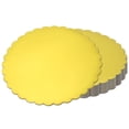thumbnail image 1 of 15 Pcs Plateau à Gâteau Rond, Base Circulaire de 7 Pouces Assiette à Gâteau Base en Carton Ronde, Or, 1 of 6