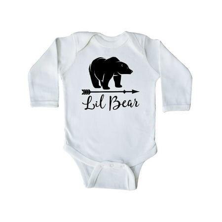

Inktastic Lil Bear Boys Cute Baby Gift Gift Baby Boy Long Sleeve Bodysuit