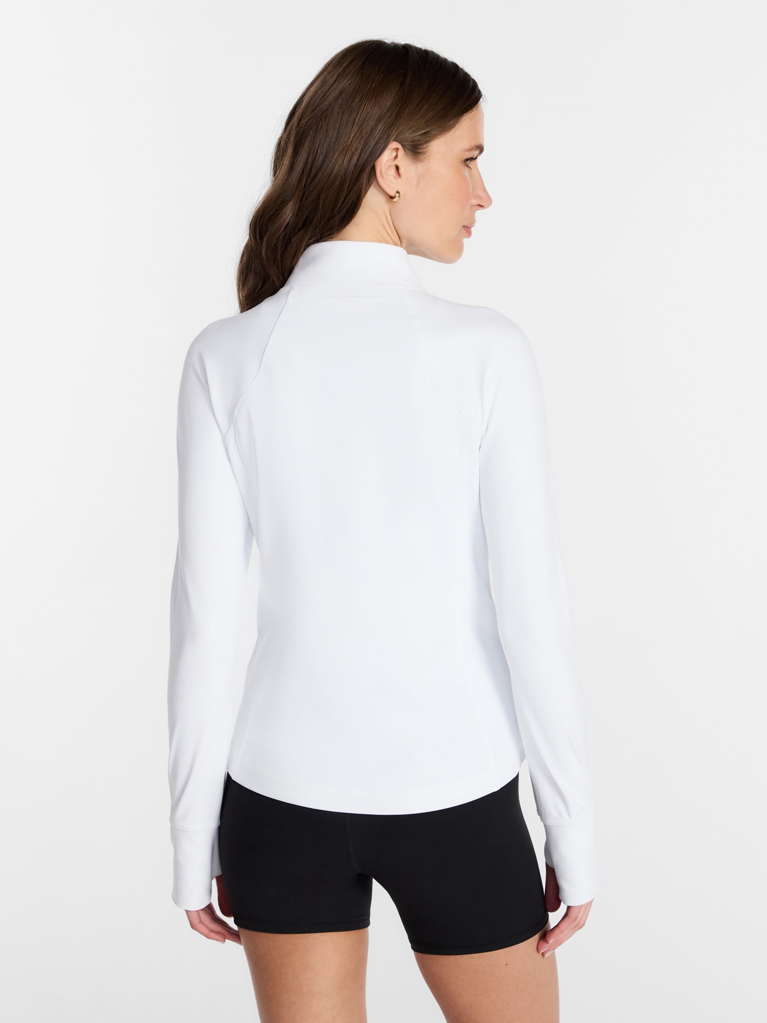 Avia Women's and Women's Plus SoftSculpt Zip Up Active Jacket, Sizes XS-4X