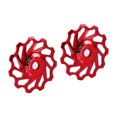 thumbnail image 3 of Bike Ceramic Pulley, Bearing  Wheel, Durable Rear Derailleur Guide Roller Part Accessory Aluminium Alloy Wheel Pulley For  Bike, 3 of 6