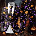 thumbnail image 2 of Men's 2-Piece Tuxedo Suit with 1-Button Jacket, Pants for Formal Events, Stylish Business Suits, Tailored Fit Elegant Design Versatile Wear, 2 of 3