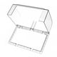 thumbnail image 4 of 2 Gang 86 tipo caja de salida cubierta de salida impermeable a prueba de salpicaduras transparente 20,2x12,1x7,5 cm a prueba de polvo para baños,, 4 of 7