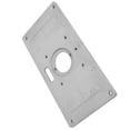 thumbnail image 4 of Placa de inserción de mesa de enrutador ANGGREK de aluminio 235 mm x 120 mm x 8 mm, 4 of 8