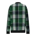 thumbnail image 5 of Zip Up Jackets for Women Trendy Plaid Shackets Casual Coat Fall Winter Fashion Outerwear Windbreaker with Pockets, 5 of 8