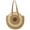 Brown, variant on Round Summer Straw Bag Beach Shoulder Bag Vacation Bag for Women (Green) Shoulder Bags for Women