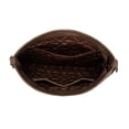 thumbnail image 3 of Wrangler Hobo Bags Large Crossbody Bags for Women Shoulder Purses with Striped Cotton Straps, Leopard-Dark Khaki, 3 of 7