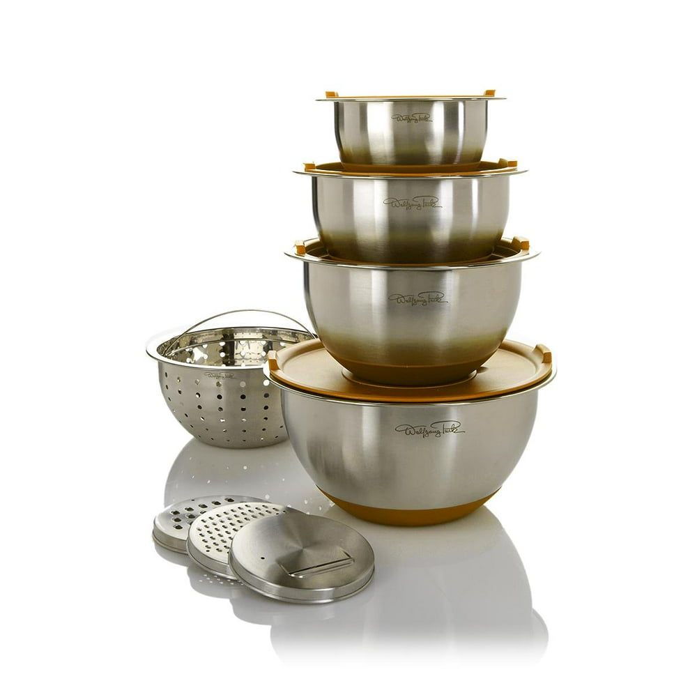Wolfgang Puck Bistro Elite 12piece Stainless Steel Mixing Bowl and