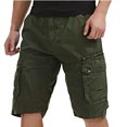 thumbnail image 4 of Men's Workout Cargo Shorts Lightweight Hiking Flat Front Shorts Tactical Work Shorts with Multi Pockets, 4 of 6